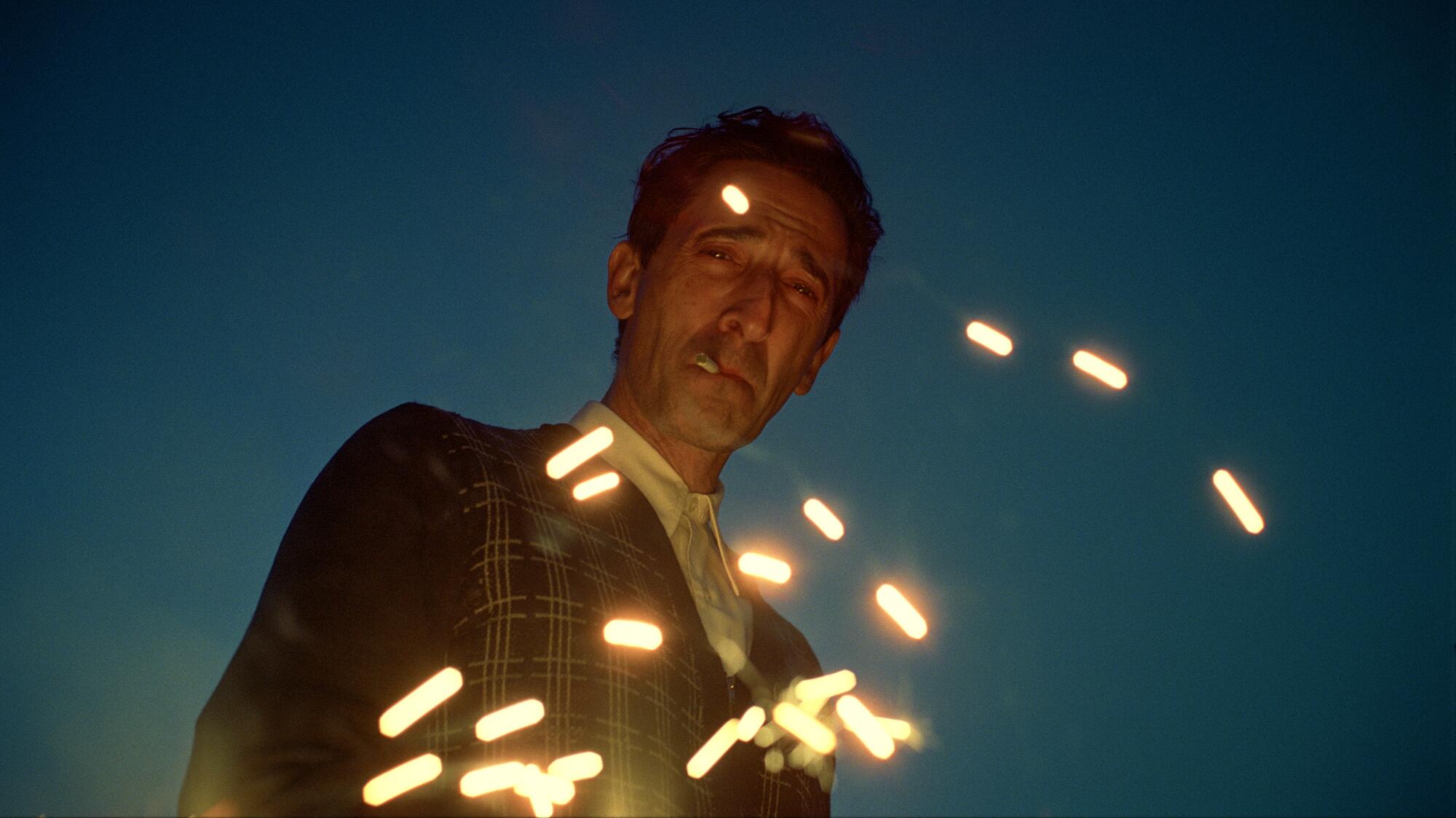Adrien Brody in "The Brutalist."