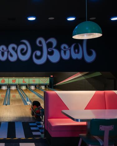 A view inside Montrose Bowl in Glendale.