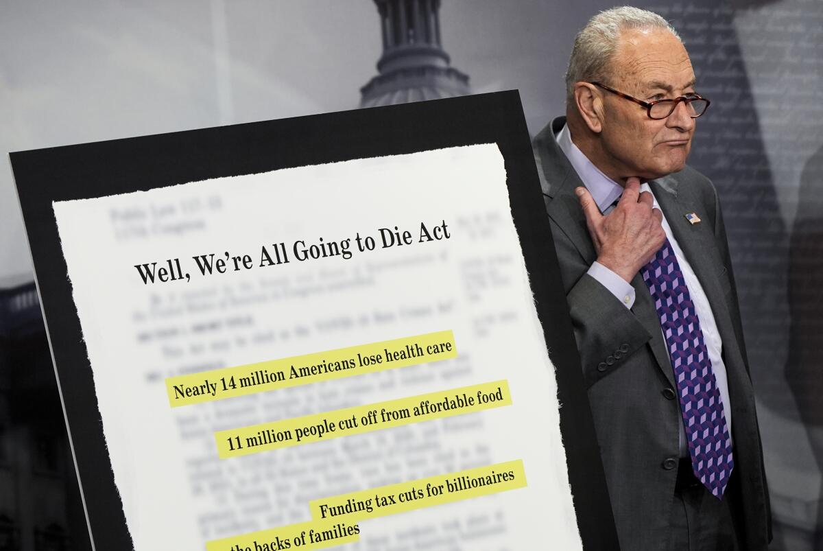 Sen. Chuck Schumer offers a Democratic perspective on President Trump's tax and spending bill.